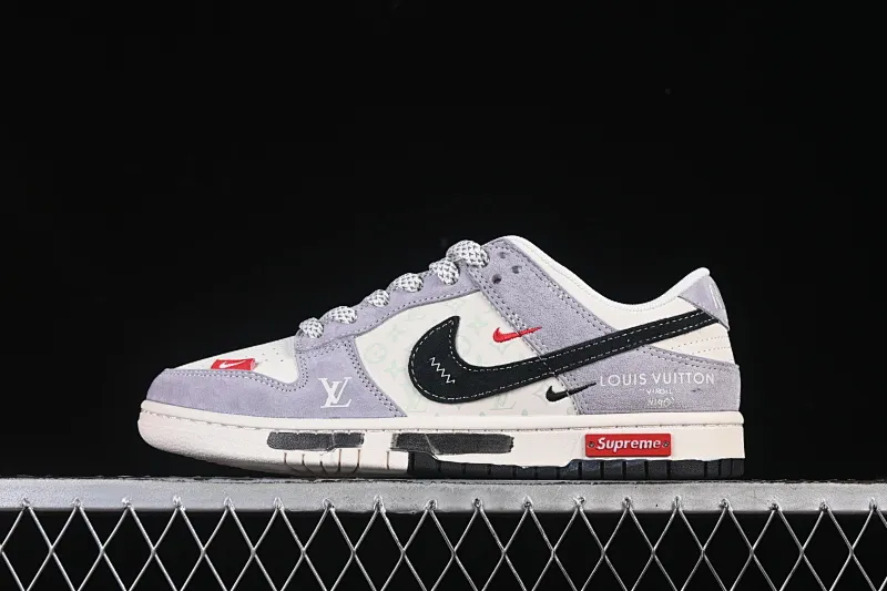 All Categories Nk SB Dunk Series Nk SB Dunk Low High-end Customized Low-top Shoes Nike SB Dunk Low LV Co-branded Double Pin Graffiti Anniversary High-end Customized Low-top Casual Shoes CX5050-Y18